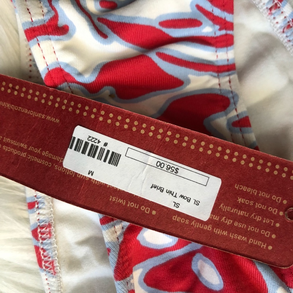 NWT San Lorenzo bikini bottoms with bow - Picture 4 of 8